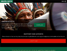 Tablet Screenshot of amazonwatch.org